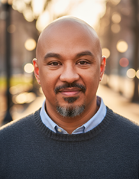 Portrait of Instructional Design Coordinator Christopher Rodgers. 