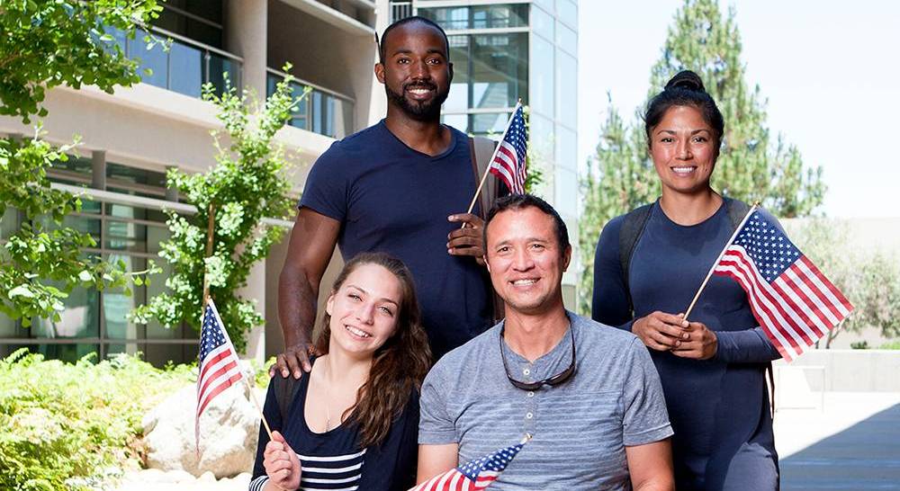 Student veterans at San Diego Mesa College.