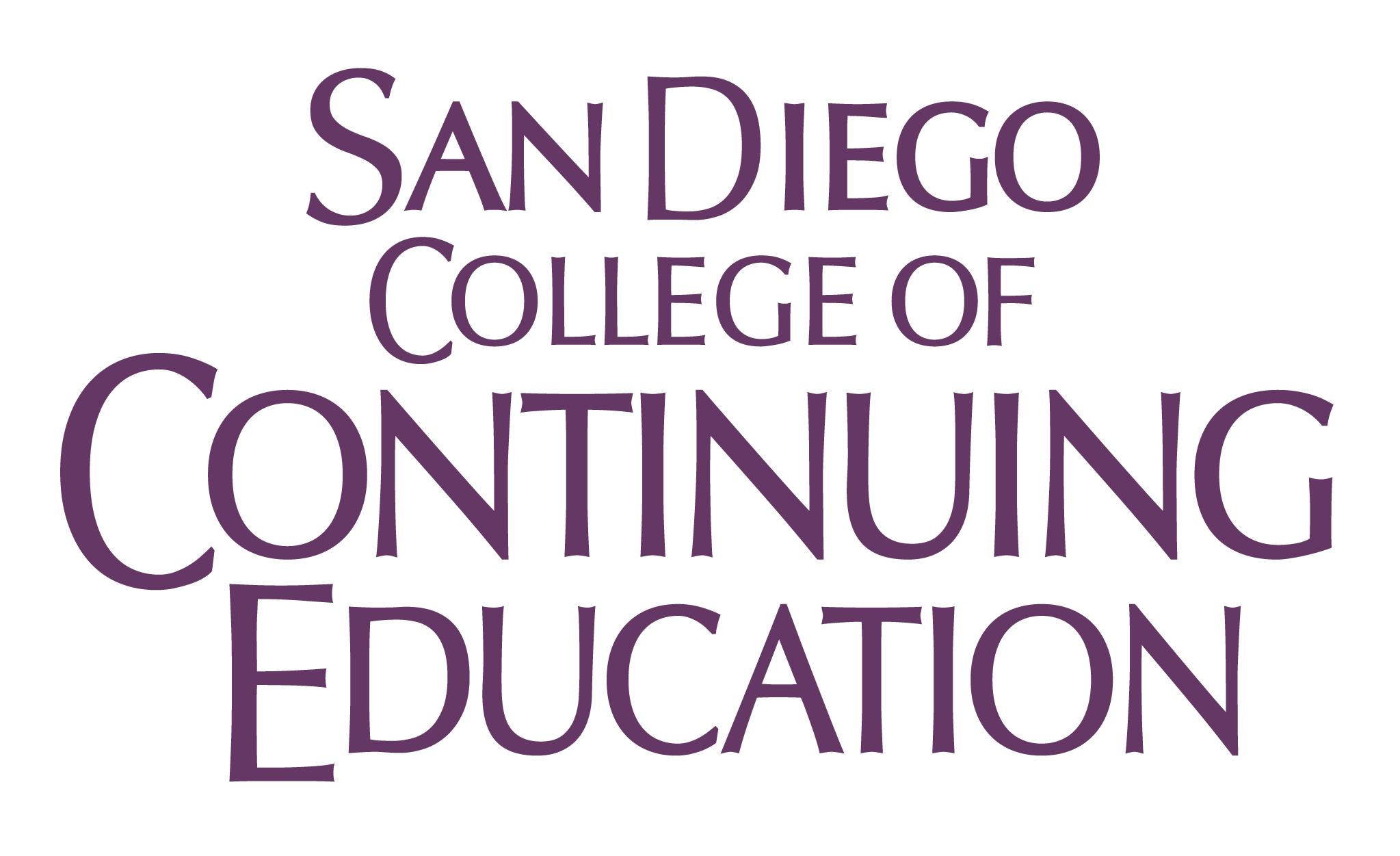 San Diego Continuing Education name vertical