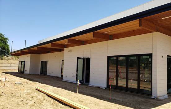 The Child Development Center at City College under construction.