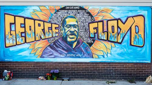 George Floyd mural