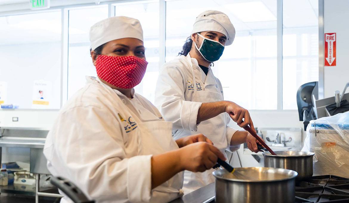 Mesa College’s Culinary Arts/Culinary Management Program is among those that has offered in-person classes