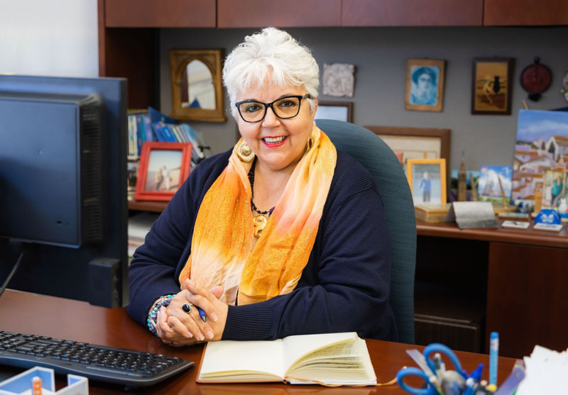 Isabel O'Connor in her office