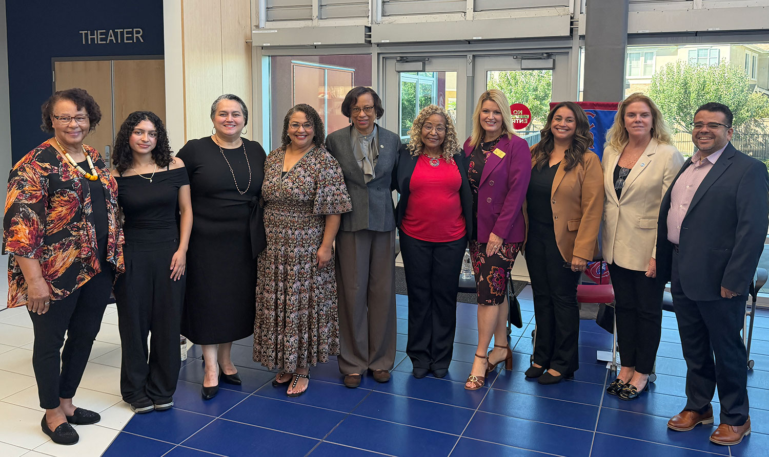 Leaders at the news conference on October 1