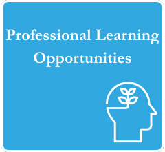 A blue tile for the available professional learning opportunities
