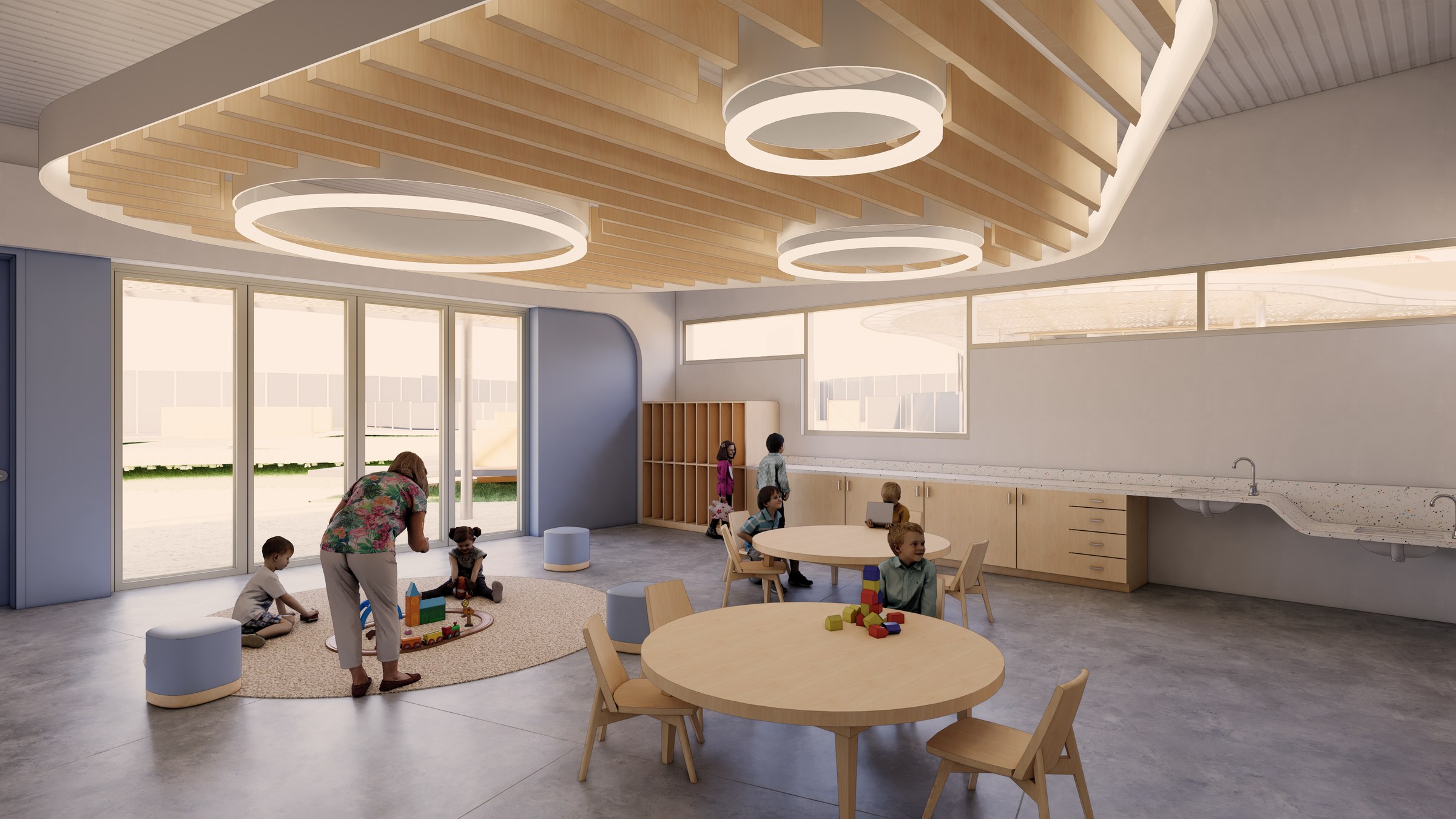 Miramar Early Education Center Preschool Rendering