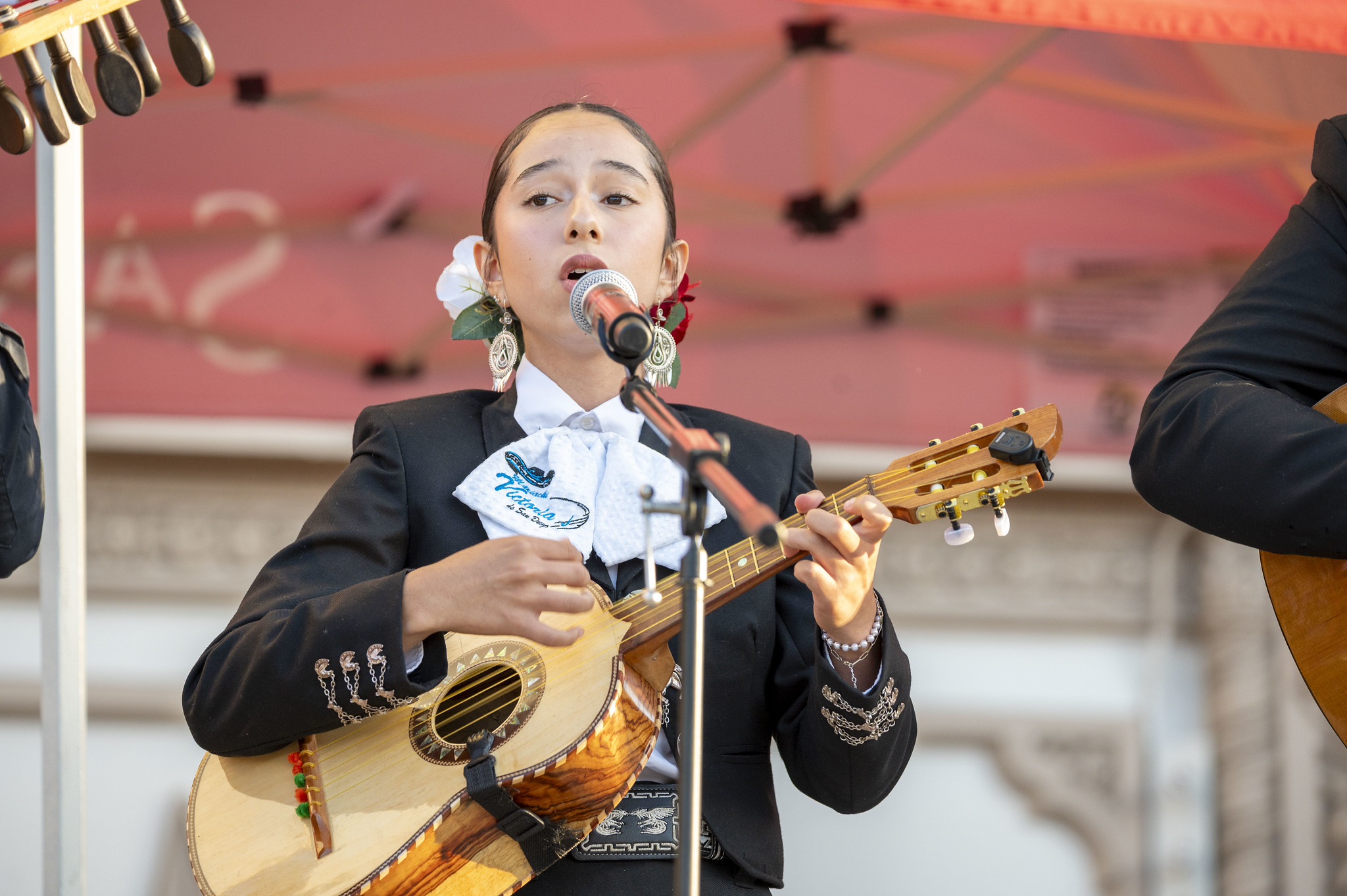 
A mariachi singer
