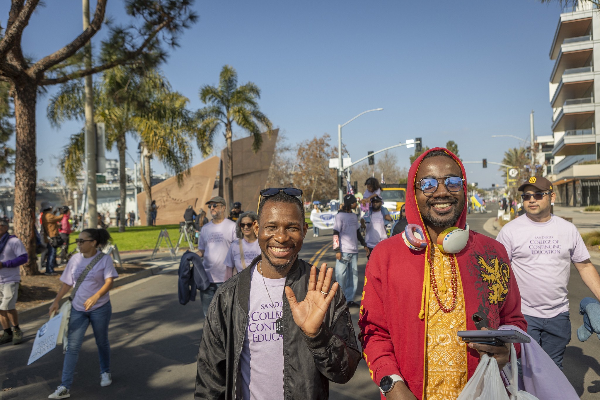 The district at the MLK Parade.