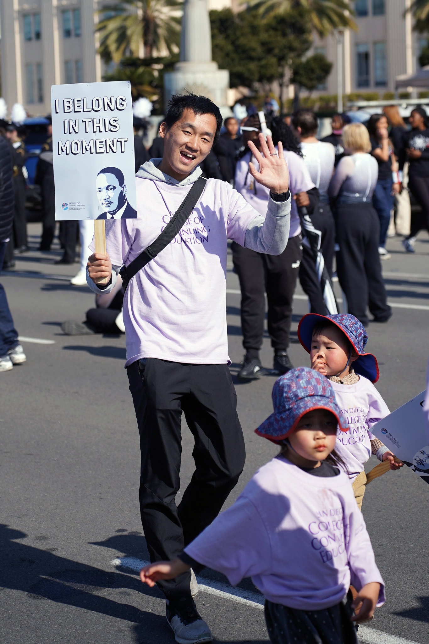 The district at the MLK Parade.