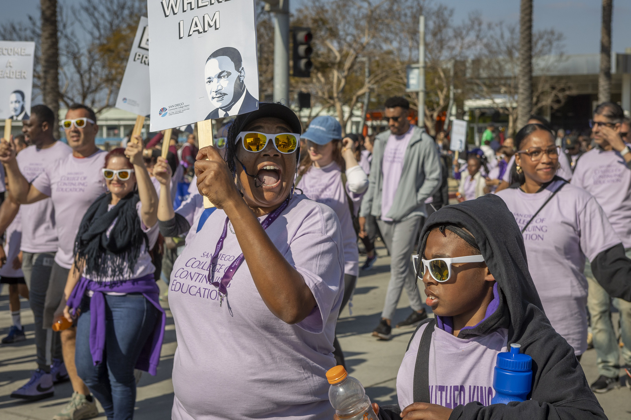 The district at the MLK Parade.
