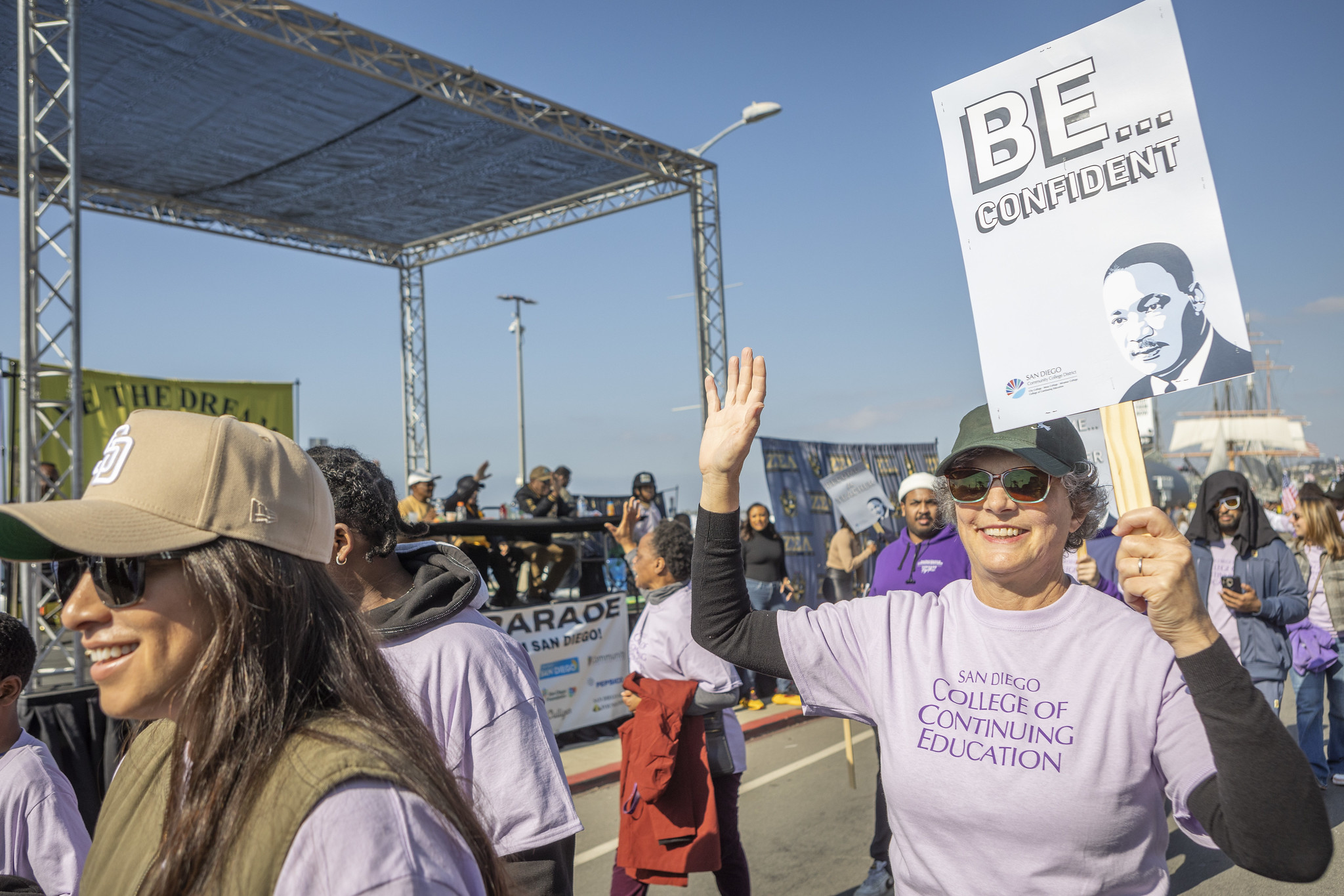 The district at the MLK Parade.