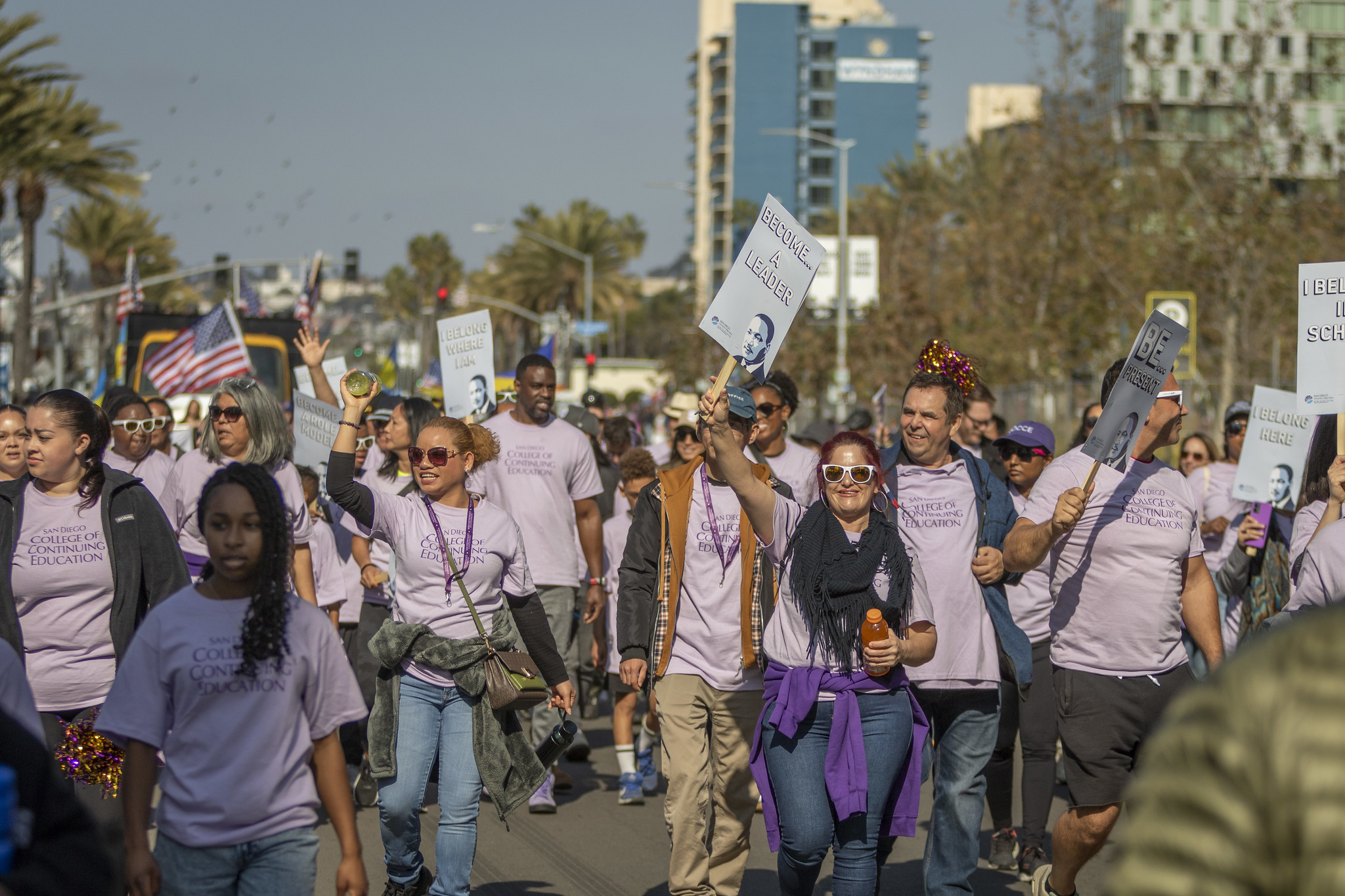 The district at the MLK Parade.