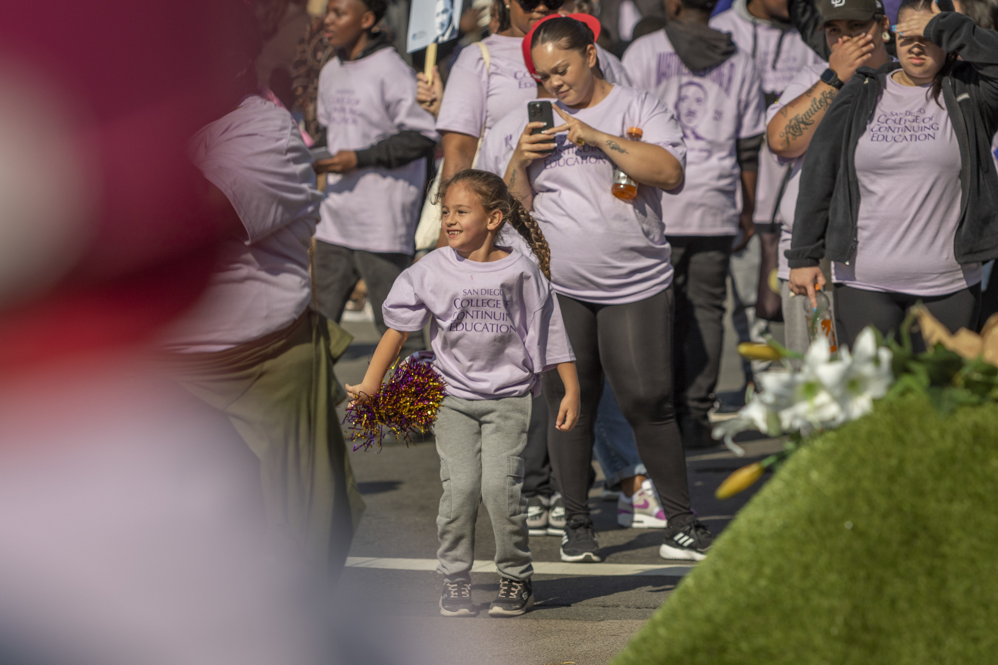 The district at the MLK Parade.