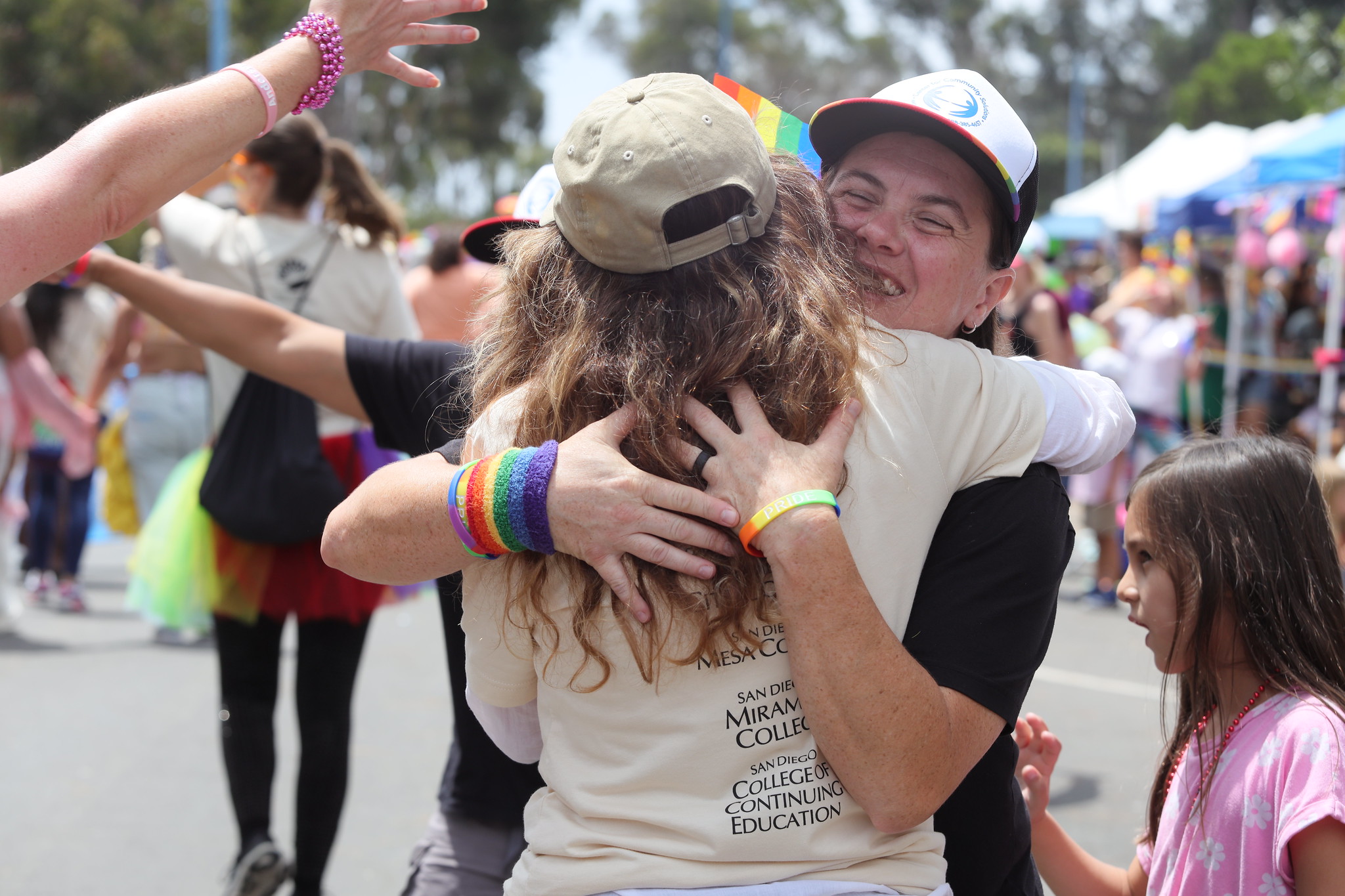 
The SDCCD at the San Diego Pride Parade.
