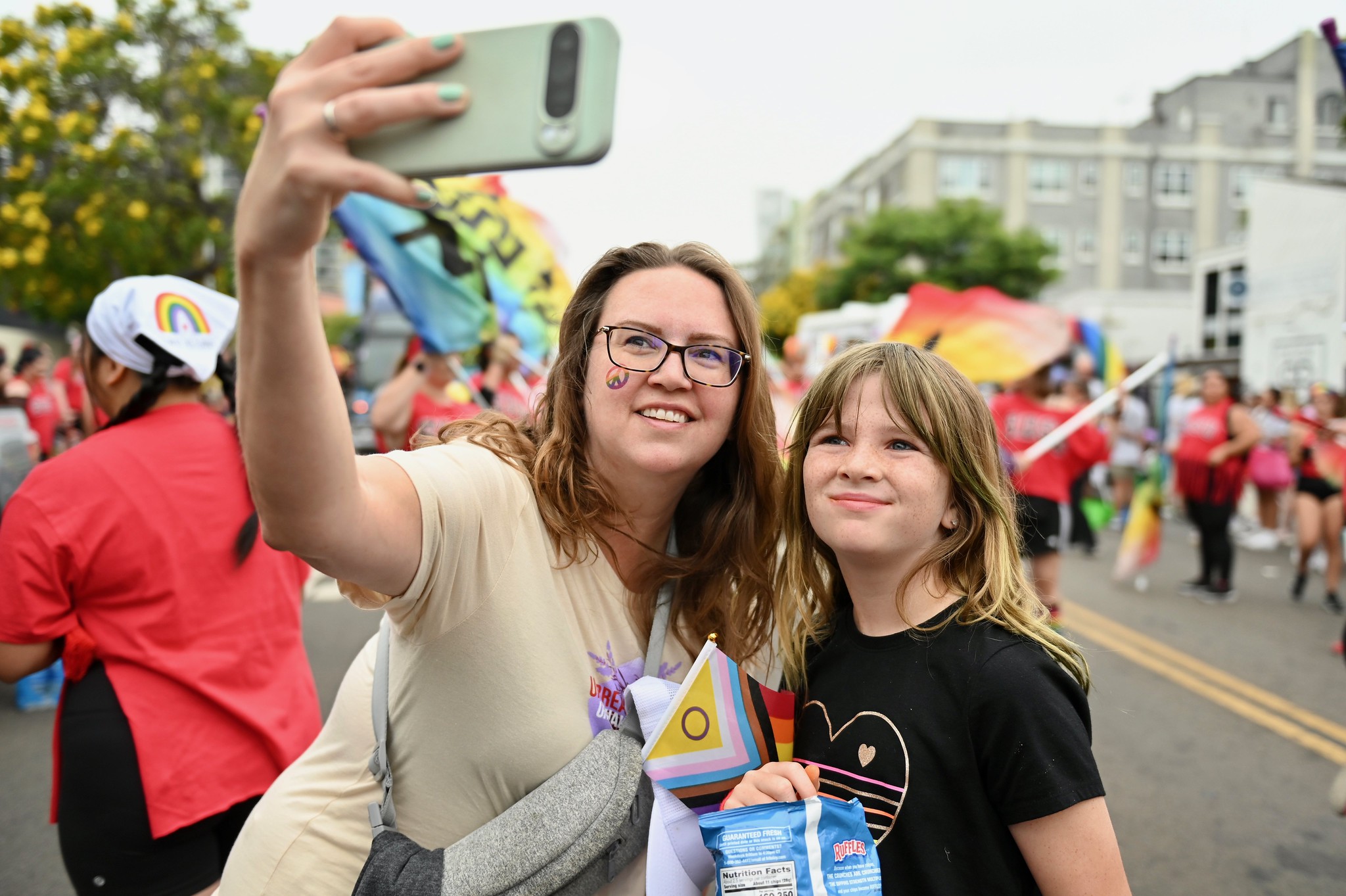 
The SDCCD at the San Diego Pride Parade.
