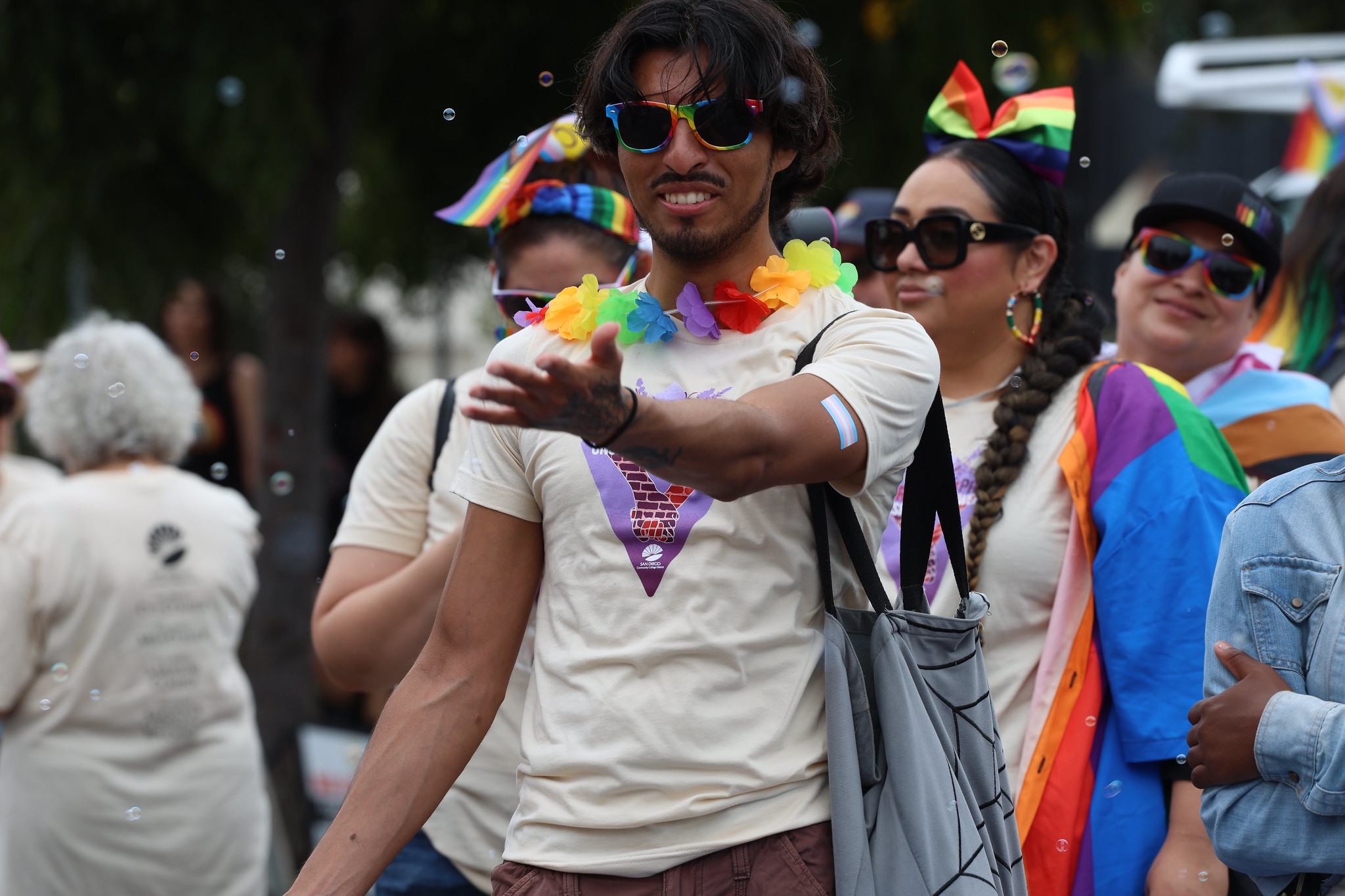 
The SDCCD at the San Diego Pride Parade.
