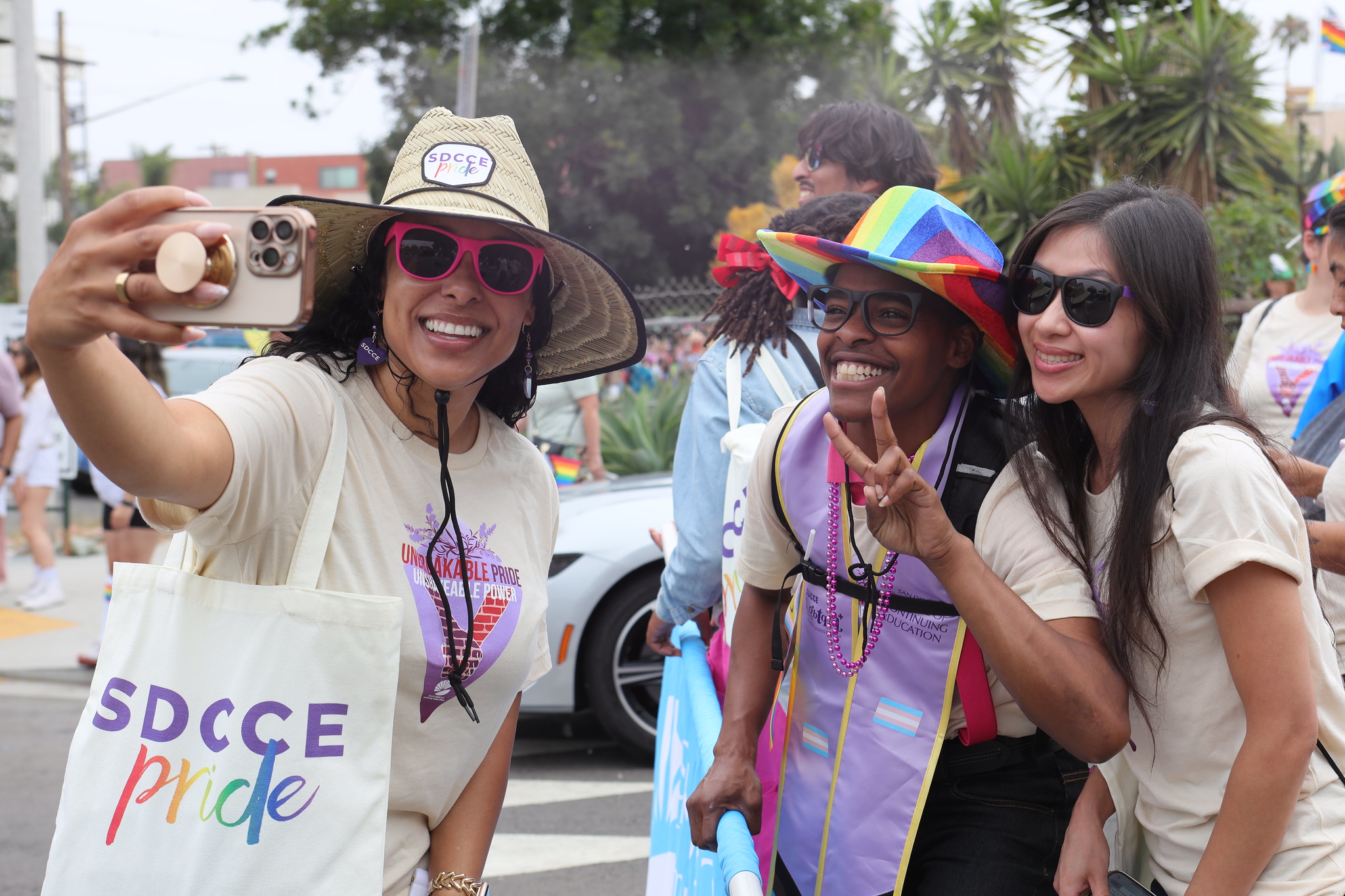 
The SDCCD at the San Diego Pride Parade.
