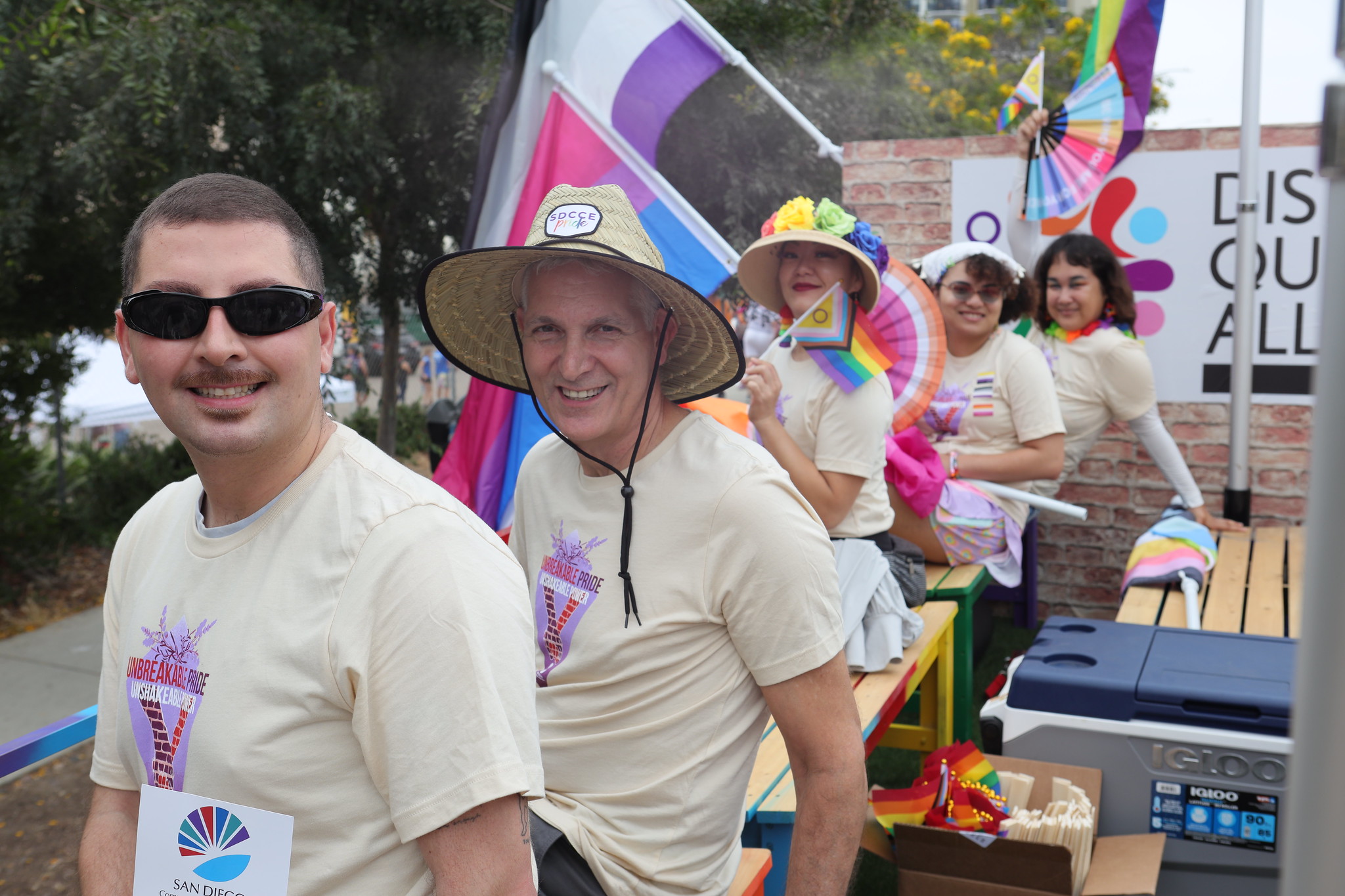 
The SDCCD at the San Diego Pride Parade.
